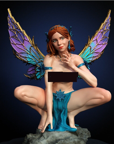 1/24 Scale Resin Figure Model Fairy Emma Full Kit Unpainted Unassembled Toys - Picture 4 of 5