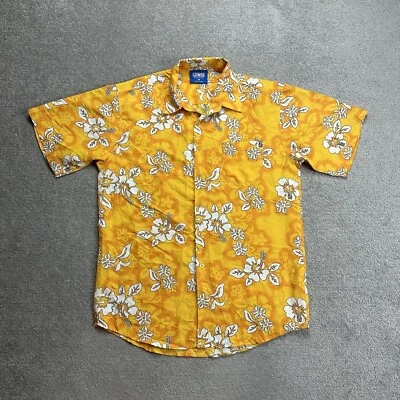 HAWAII Hemd Hawaiishirt Floral Gr. 16 Magnum Rockabilly Hawaiianer 27918 Orange - Bild 1 von 4