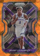 2020-21 Panini Prizm Basketball Base #263: Jahmi'us Ramsey Orange Ice