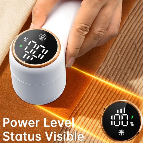 Fabric Shaver Electric Lint Remover Rechargeable Sweater Defuzzer 3 Speeds NEW - Picture 7 of 13