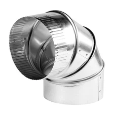 GAF Master Flow 5 in. 26-Gauge 90 Degree Adjustable Elbow - Pack of 24