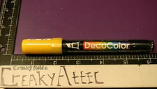 MARKER YELLOW DECOCOLOR ACRYLIC PAINT 1 COLOR MARVY UCHIDA NIP CREAKYATTIC