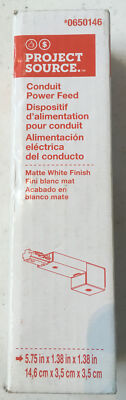 PROJECT SOURCE Conduit Power Feed White #0650146