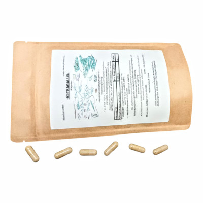 100 x 500mg ASTRAGALUS wurzel Pulver Kapseln VEGETARISCH astragaloside IV