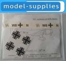 Dinky 721 Dinky Stuka reproduction decal set LN