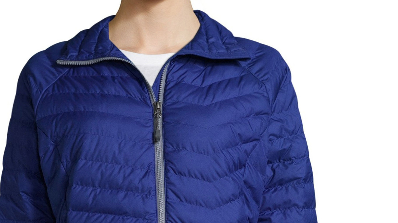 Womens Columbia Oyanta Trail Thermal Coil® Puffer Jacket Dynasty Blue SizeM Coat image 2