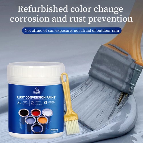 Rust Removal Converter Metallic Paint, Multi-Functional Anti-Rust Paint New - Picture 10 of 23