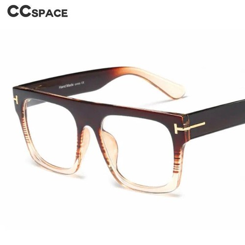 Oversized Reading Glasses Style Retro Mens Xl Square Flat-top Thick Frame - Picture 4 of 37