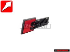 Audi Original S4 Vorne Kühlergrill Emblem Schriftzug Schwarz - 8W0853736F T94