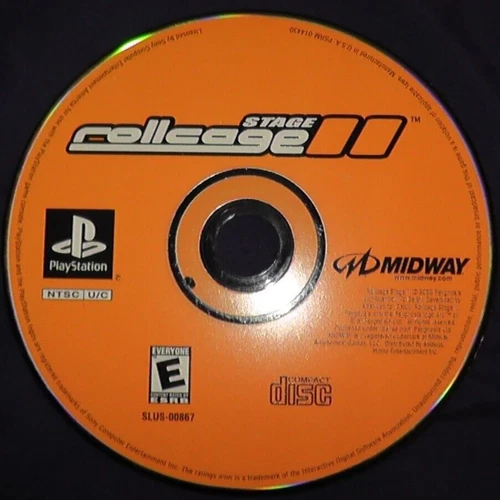 ROLLCAGE STAGE II PLAYSTATION GAME TESTED WORKING PS1