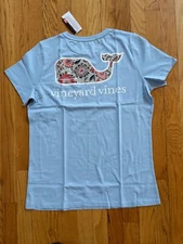 NWT Women’s Vineyard Vines Ivy League Floral Fill Pocket T-Shirt Size S, M, L