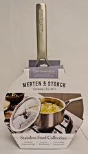 Merten & Storck 3 Qt Saucepan with Lid Tri-Ply Stainless Steel Professional F/S