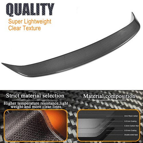 Alerón de carbono alerón de techo labio alerón trasero para Benz S205 S200 S250 S300 2015-18 - Imagen 10 de 14