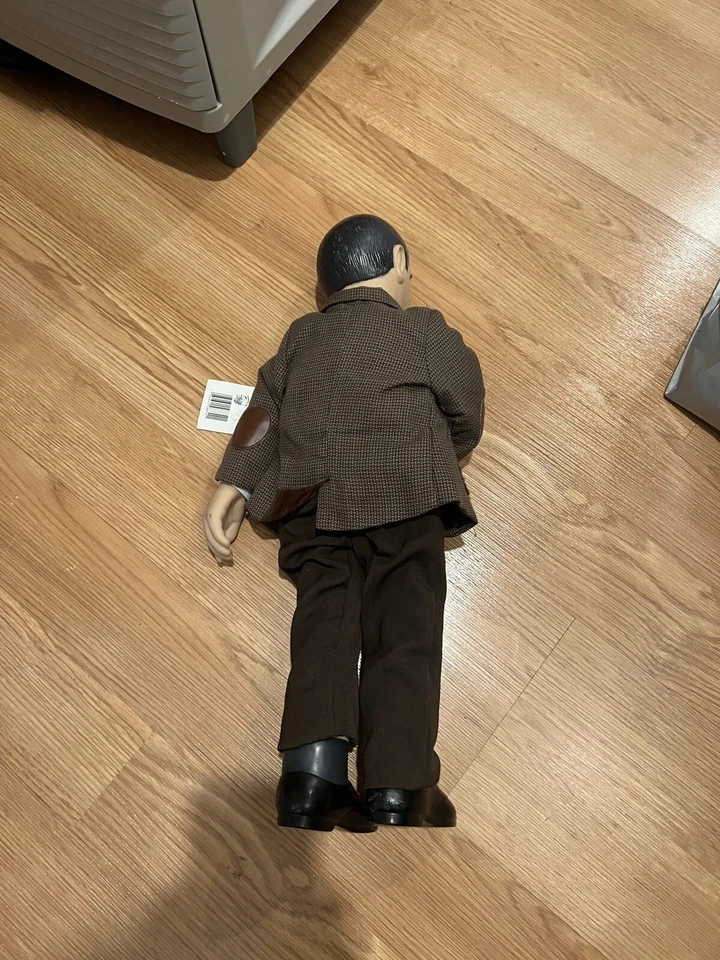 Muñeca oficial Mr. Bean Rowan Atkinson 1997 de colección con etiqueta 21" Me & My Teddy rara Foto 2 de 2