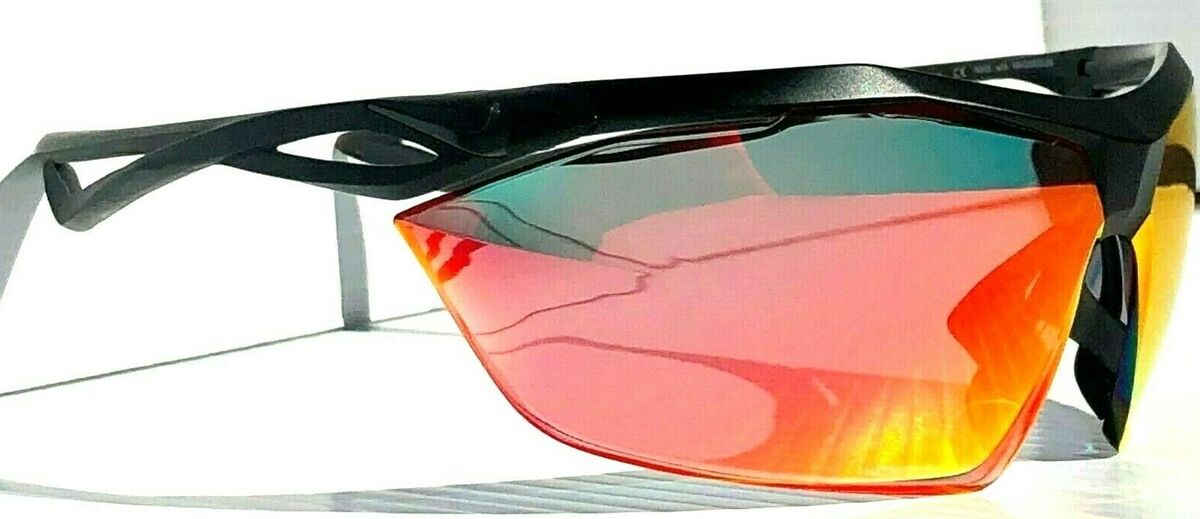NEW* Nike VAPOR WING R Matte Black w Ruby Speed Lens NEW* Nike VAPOR WING R Matte Black w Ruby Speed Lens