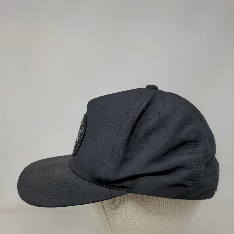 Salty Crew Patch Snapback Hat Black OSFM Adjustable Vent Holes - Image 3 of 4