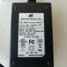 ENG Model 3A-152DU12 Power Adapter Cable Cord Output 12V 1A