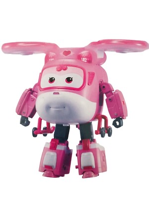 Super Wings EU740434 Dizzy Supercharged Deluxe Character Transformer Toys for 3+