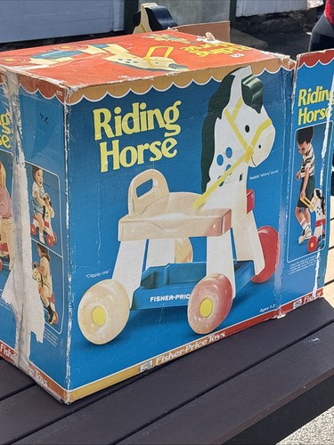 FISHER PRICE RIDING HORSE PONY 978 ORIGINAL BOX VINTAGE 1976 TOY SOUND WORKS - Picture 18 of 24