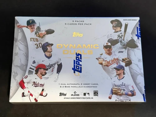 2025 Topps Dynamic Duals MLB Baseball Hobby Box IN HAND New Factory Sealed