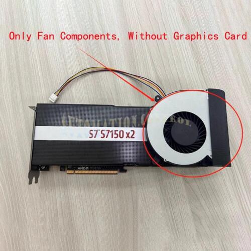 1PC Fits AMD MI25 MI50 MI60 MI100 MI210 s7150 X2 Graphics Card Heat Sink fan - Photo 2/2