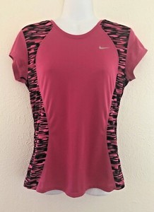 Nike Running Dri-Fit Pink Camo Athletic Top, M | eBay