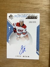 2018-19 SP Authentic Future Watch /999 Jake Bean Rookie Auto RC
