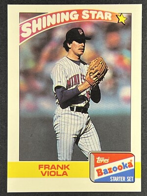 Frank Viola 1989 Topps Bazooka Shining Stars #21 Minnesota Twins