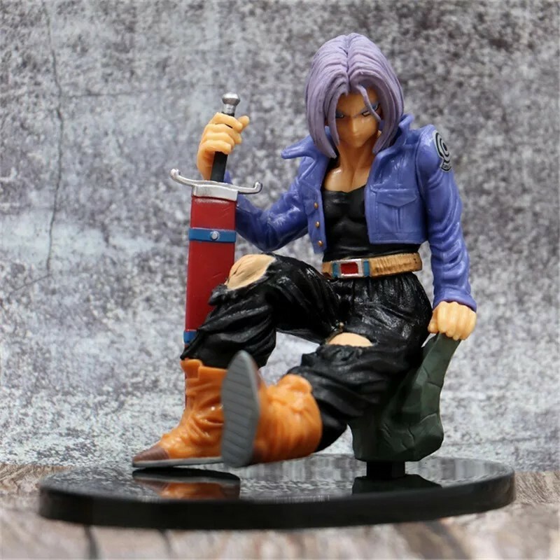 Figurita Dragon Ball Z Trunks Del Futuro 14 Cm Juguete Manga Colección DBZ