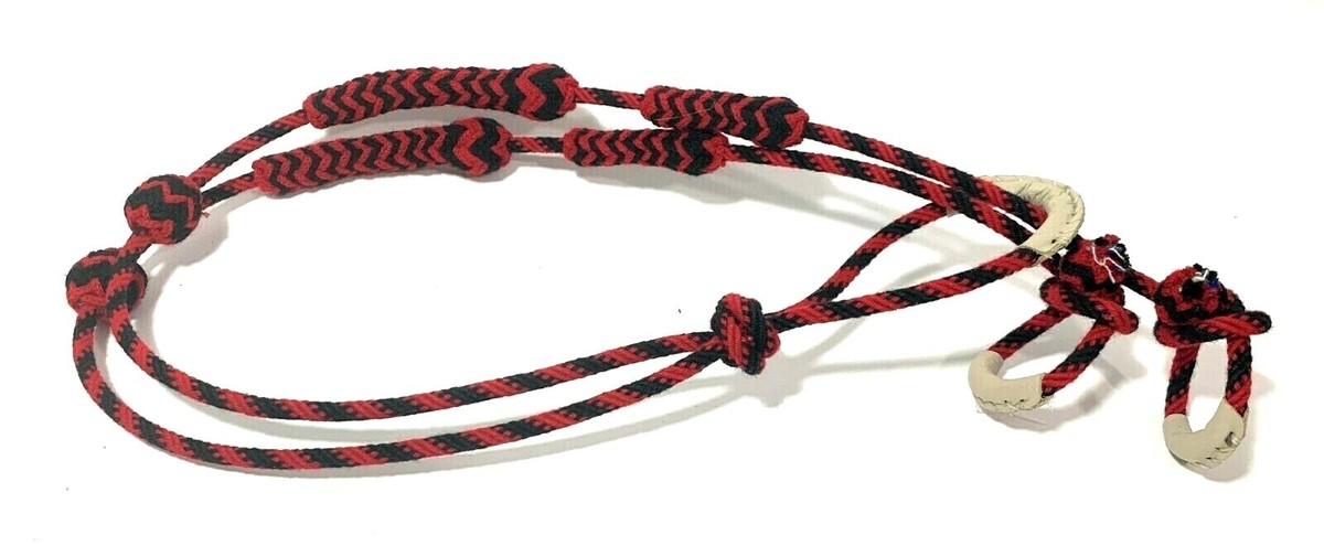 Rênes Charro Pour Cheval - Marron Foncé, Coton - Nelidas Southern Imports, Neuves