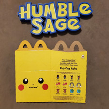 2021 Pokemon Mcdonalds Happy Meal Box. Pikachu Box. Box Only. One Box,