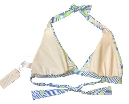 NWT J. McLaughlin Malibu Bikini Halter Top Women’s Size Large New Swim Swimsuit - Picture 3 of 8