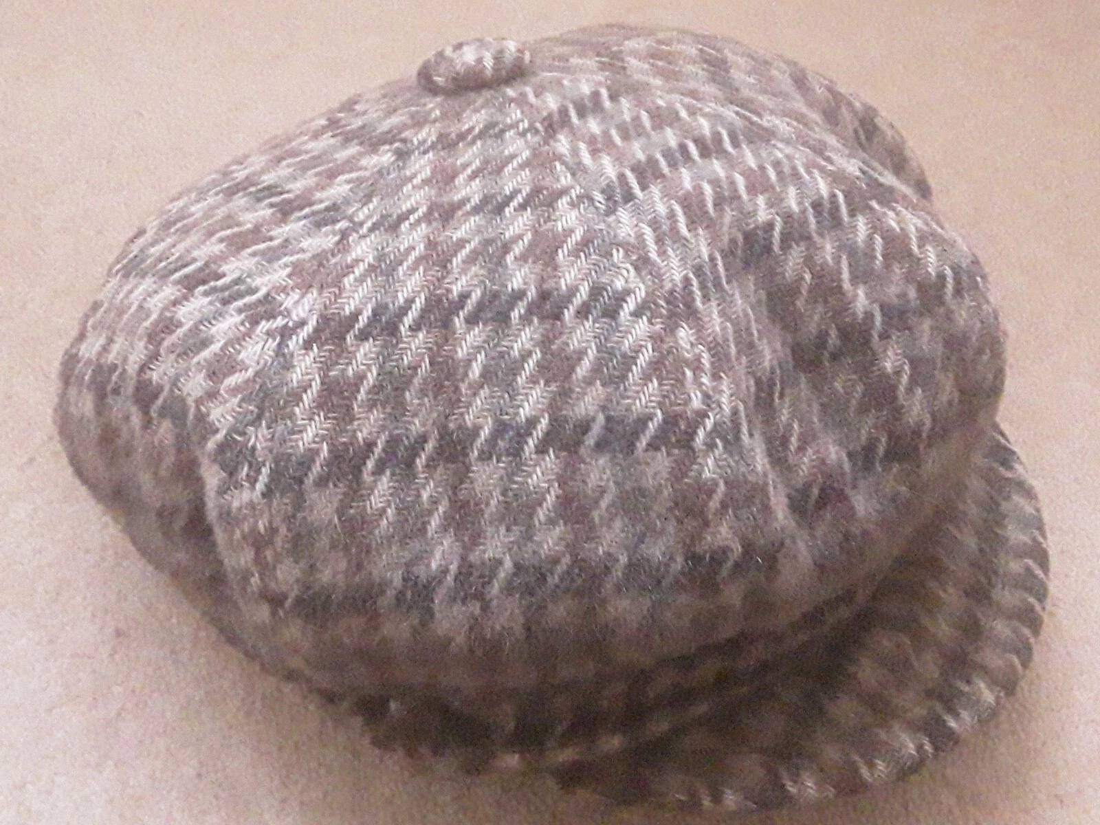 Alpaca Tweed hat Cap made in Italy