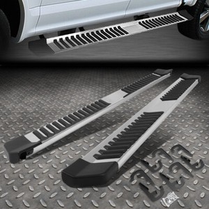 For 04-14 Ford F150 Crew Cab 6" Side Step Pad Aluminum Flat Running Boards Black For 04-14 Ford F150 Crew Cab 6" Side Step Pad Aluminum Flat Running Boards Black