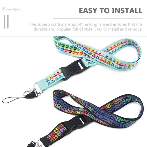 2 Pcs Mobile Phone Straps Miss Periodic Table Lanyards Decorative - 第 6/12 張圖片