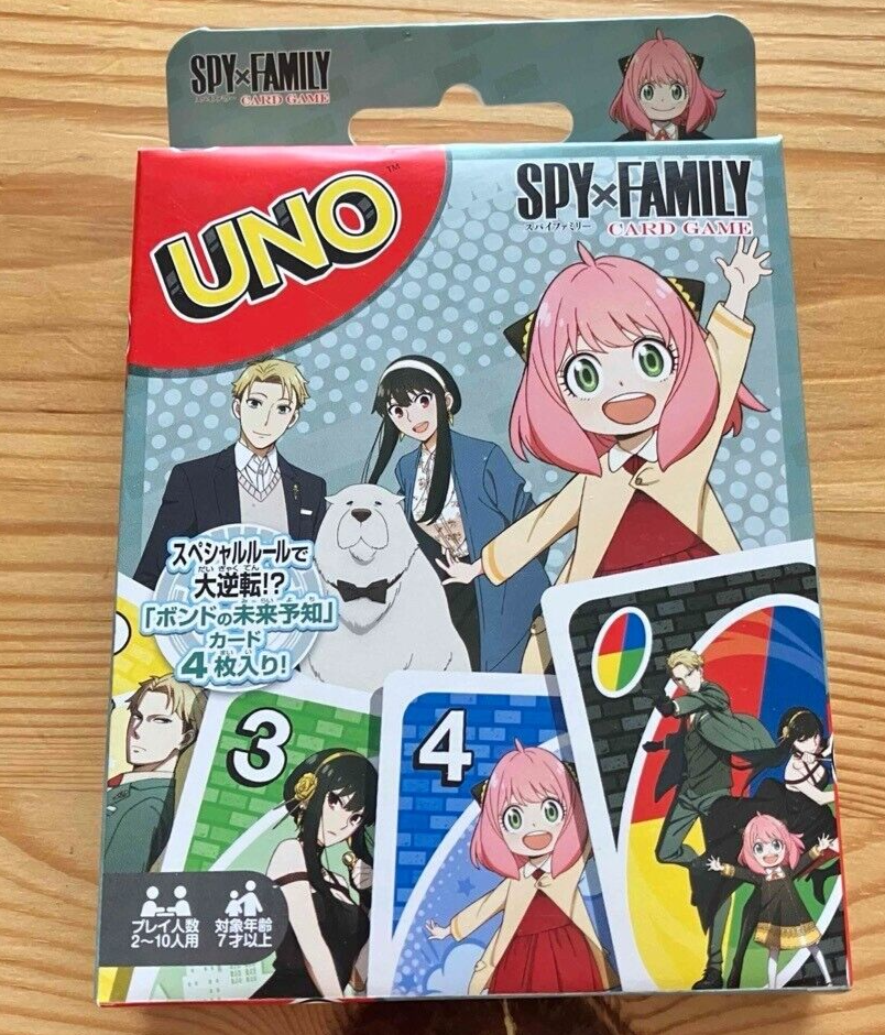 SPY×FAMILY 4コン　1 SPY×FAMILY UNO Card Game Mattel Japanese Unopened for sale online