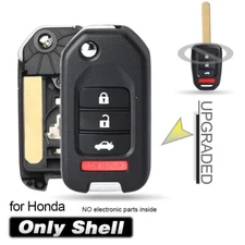 for Honda Accord Civic C-RV 2013-2021 Modified Flip Remote Key Shell Case Fob