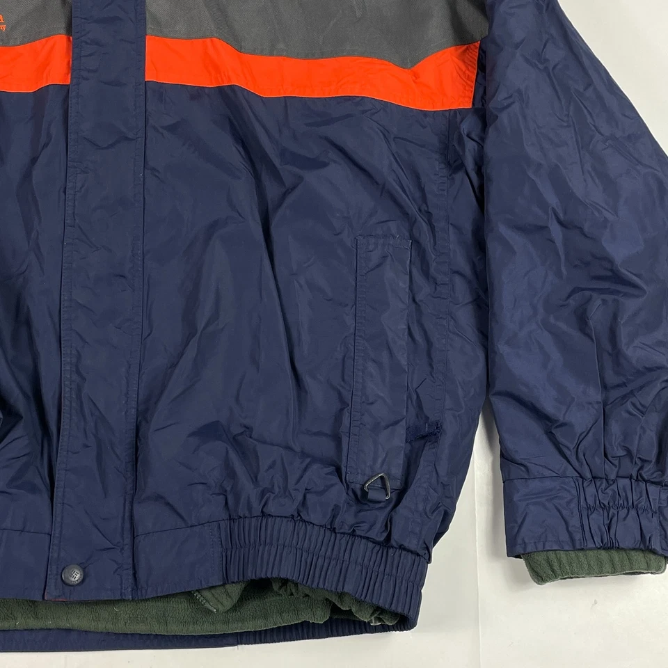 VINTAGE Columbia Jacket Mens Extra Large Blue 3 in 1 Bugaboo Full Zip Ski Hiking - Image 4 of 4