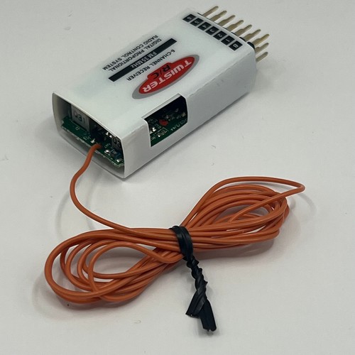 RECEPTOR TWISTER R/C 6 CANALES 35 MHZ FM PPM CONVERSIÓN ÚNICA ULTRA LIGERO - Imagen 3 de 6
