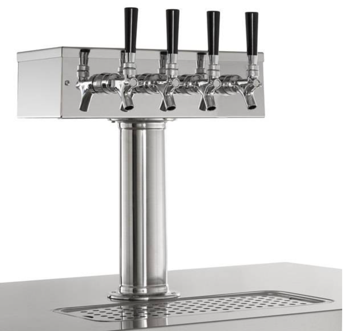Avantco UDD4HC (2) Four Tap Kegerator Beer Dispenser eBay