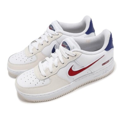 Nike Air Force 1 LV8 GS Weiß Turnschuhe Schuhe Neu mit Karton Größe 6 UK HF5744-146