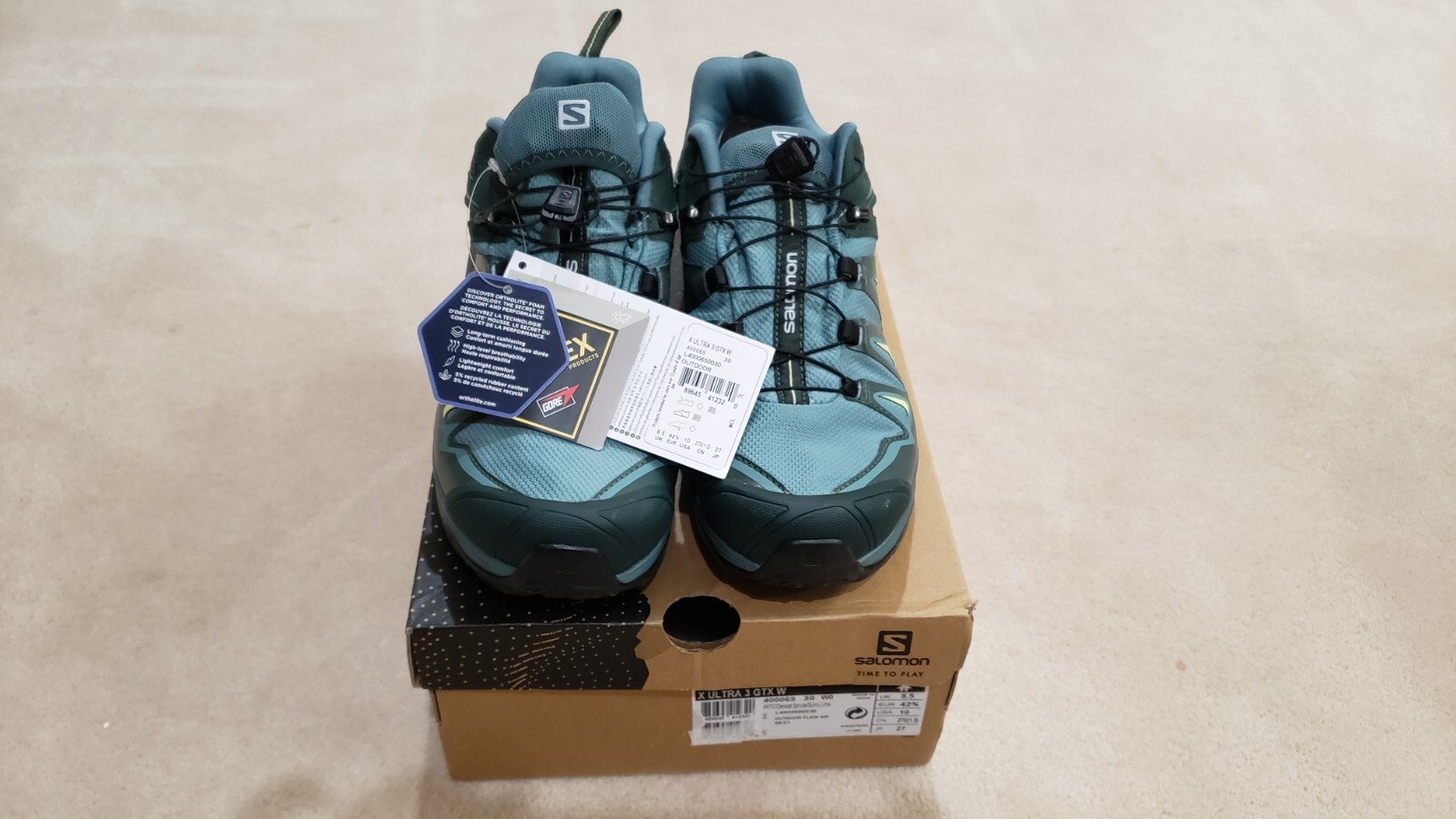 Scarpe da trekking Salomon donna X Ultra 3 basse GTX taglia US 10.