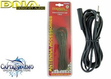DNA DESIGNER AUDIO AM/FM RADIO ANTENNA AERIAL EXTENSION LEAD 2 METER AXL200