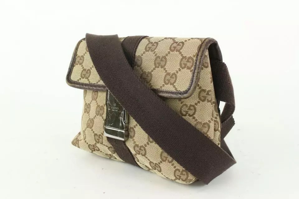 Gucci Monogram GG belt pouch fanny pack waist bag