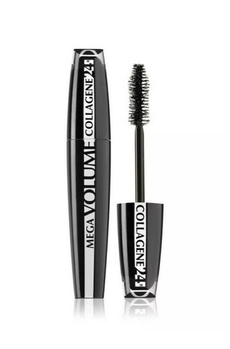 Loreal Paris Mega Volume Collagene 24H Extra Black Mascara *New & ORIGINAL* - Picture 2 of 5
