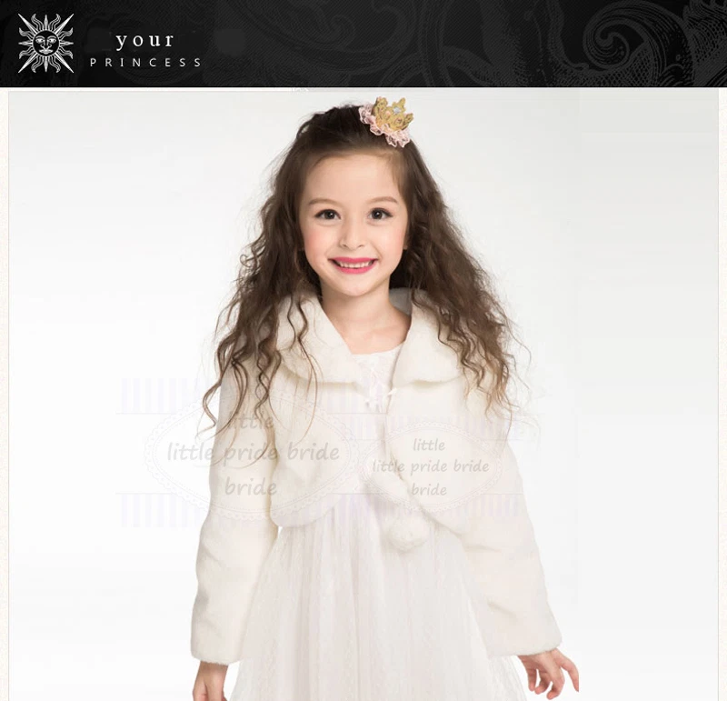 Children's faux fur bolero sale