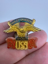 HARLEY DAVIDSON MADE IN USA EST 1903 VINTAGE VEST PIN