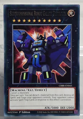 Playset 3x Superdimensional Robot Galaxy Destroyer - Rare - Crossover Breakers