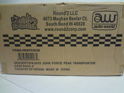 Auto World 8 X John Force Racing PEAK Transporter Trailer Truck