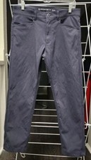Western Rise AT Pants Gray Chino Stretch Preppy Men's 32x27